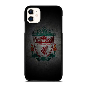 LIVERPOOL YOU'LL NEVER WALK ALONE GRUNGE LOGO iPhone 11 Case Cover LIVERPOOL YOU'LL NEVER WALK ALONE GRUNGE LOGO iPhone 11 Case Cover