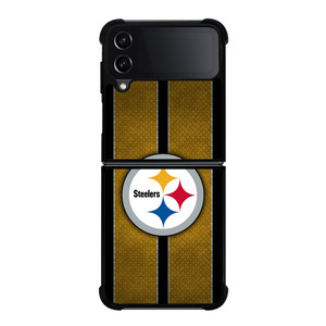 PITTSBURGH STEELERS NFL METAL STRIPE Samsung Galaxy Z Flip 4 Case Cover PITTSBURGH STEELERS NFL METAL STRIPE Samsung Galaxy Z Flip 4 Case Cover