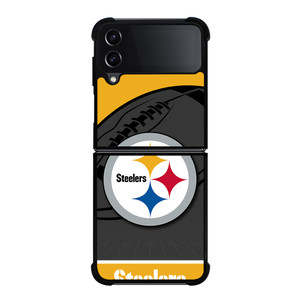 PITTSBURGH STEELERS NFL TEAM Samsung Galaxy Z Flip 4 Case Cover PITTSBURGH STEELERS NFL TEAM Samsung Galaxy Z Flip 4 Case Cover
