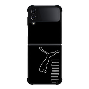 PUMA LOGO BLACK Samsung Galaxy Z Flip 4 Case Cover PUMA LOGO BLACK Samsung Galaxy Z Flip 4 Case Cover