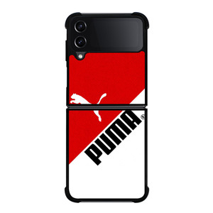 PUMA RED LOGO Samsung Galaxy Z Flip 4 Case Cover PUMA RED LOGO Samsung Galaxy Z Flip 4 Case Cover