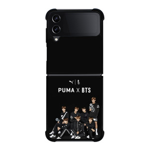 PUMA X BTS KPOP Samsung Galaxy Z Flip 4 Case Cover PUMA X BTS KPOP Samsung Galaxy Z Flip 4 Case Cover