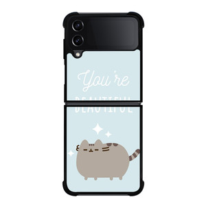 PUSHEEN BEAUTIFUL CAT Samsung Galaxy Z Flip 4 Case Cover PUSHEEN BEAUTIFUL CAT Samsung Galaxy Z Flip 4 Case Cover