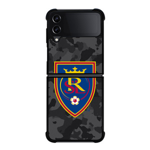 REAL SALT LAKE MLS BLACK CAMO Samsung Galaxy Z Flip 4 Case Cover REAL SALT LAKE MLS BLACK CAMO Samsung Galaxy Z Flip 4 Case Cover