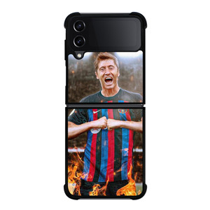 ROBERT LEWANDOWSKI FC BARCELONA Samsung Galaxy Z Flip 4 Case Cover ROBERT LEWANDOWSKI FC BARCELONA Samsung Galaxy Z Flip 4 Case Cover
