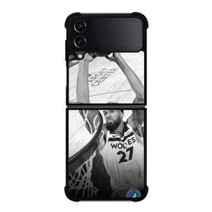 RUDY GOBERT MINNESOTA TIMBERWOLVES Samsung Galaxy Z Flip 4 Case Cover RUDY GOBERT MINNESOTA TIMBERWOLVES Samsung Galaxy Z Flip 4 Case Cover