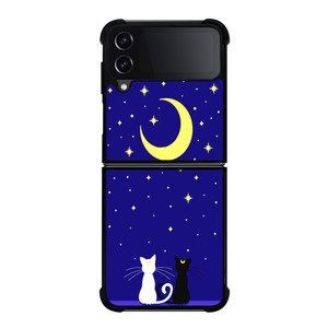 SAILOR MOON LUNA CUTE Samsung Galaxy Z Flip 4 Case Cover SAILOR MOON LUNA CUTE Samsung Galaxy Z Flip 4 Case Cover