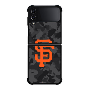 SAN FRANCISCO GIANTS BASEBALL BLACK CAMO Samsung Galaxy Z Flip 4 Case Cover
