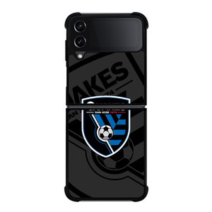 SAN JOSE EARTHQUAKES MLS BLACK Samsung Galaxy Z Flip 4 Case Cover