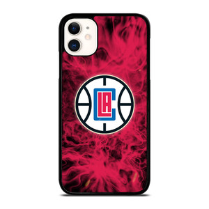 LOS ANGELES CLIPPERS BASKETBALL NBA FIRE iPhone 11 Case Cover LOS ANGELES CLIPPERS BASKETBALL NBA FIRE iPhone 11 Case Cover