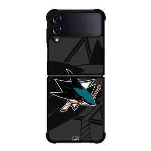 SAN JOSE SHARKS NHL TEAM Samsung Galaxy Z Flip 4 Case Cover SAN JOSE SHARKS NHL TEAM Samsung Galaxy Z Flip 4 Case Cover