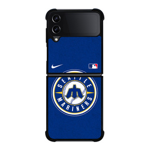 SEATTLE MARINERS MLB BASEBALL LOGO Samsung Galaxy Z Flip 4 Case Cover SEATTLE MARINERS MLB BASEBALL LOGO Samsung Galaxy Z Flip 4 Case Cover