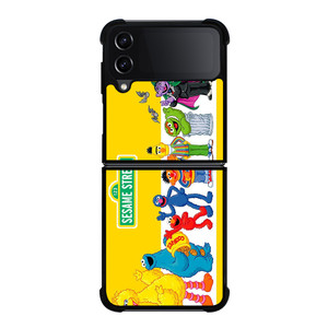 SESAME STREET MUPPETS CHARACTERS Samsung Galaxy Z Flip 4 Case Cover SESAME STREET MUPPETS CHARACTERS Samsung Galaxy Z Flip 4 Case Cover