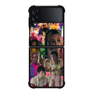 SEX EDUCATION MOVIES COLLAGE Samsung Galaxy Z Flip 4 Case Cover SEX EDUCATION MOVIES COLLAGE Samsung Galaxy Z Flip 4 Case Cover