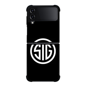 SIG SAUER FIREARMS LOGO Samsung Galaxy Z Flip 4 Case Cover SIG SAUER FIREARMS LOGO Samsung Galaxy Z Flip 4 Case Cover