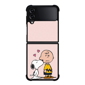 SNOOPY CHARLIE BROWN LOVE Samsung Galaxy Z Flip 4 Case Cover SNOOPY CHARLIE BROWN LOVE Samsung Galaxy Z Flip 4 Case Cover