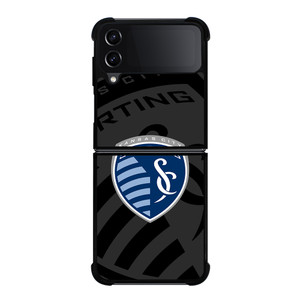SPORTING KANSAS CITY MLS BLACK Samsung Galaxy Z Flip 4 Case Cover