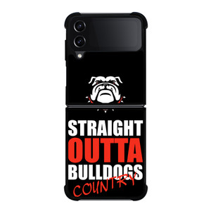 STRAIGHT OUTTA GEORGIA BULLDOGS Samsung Galaxy Z Flip 4 Case Cover STRAIGHT OUTTA GEORGIA BULLDOGS Samsung Galaxy Z Flip 4 Case Cover