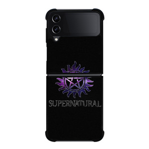 SUPERNATURAL MOVIES LOGO Samsung Galaxy Z Flip 4 Case Cover SUPERNATURAL MOVIES LOGO Samsung Galaxy Z Flip 4 Case Cover