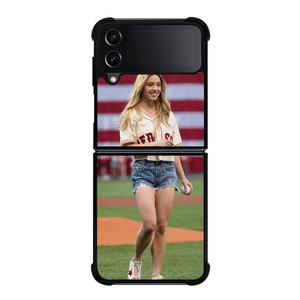 SYDNEY SWEENEY BOSTON RED SOX Samsung Galaxy Z Flip 4 Case Cover SYDNEY SWEENEY BOSTON RED SOX Samsung Galaxy Z Flip 4 Case Cover