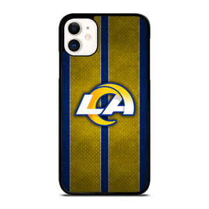 LOS ANGELES RAMS NFL METAL STRIPE iPhone 11 Case Cover LOS ANGELES RAMS NFL METAL STRIPE iPhone 11 Case Cover