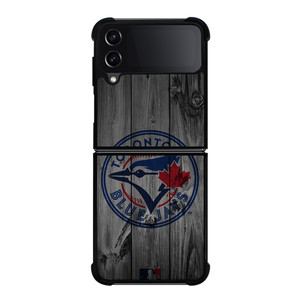 TORONTO BLUE JAYS BASEBALL MLB WOOD LOGO Samsung Galaxy Z Flip 4 Case Cover