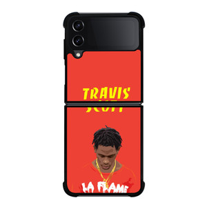 TRAVIS SCOTT LA FLAME Samsung Galaxy Z Flip 4 Case Cover TRAVIS SCOTT LA FLAME Samsung Galaxy Z Flip 4 Case Cover