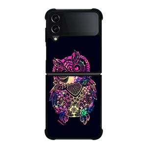 TRIBAL OWL ART Samsung Galaxy Z Flip 4 Case Cover TRIBAL OWL ART Samsung Galaxy Z Flip 4 Case Cover