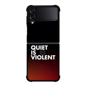 TWENTY ONE PILOTS QUIET IS VIOLENT Samsung Galaxy Z Flip 4 Case Cover TWENTY ONE PILOTS QUIET IS VIOLENT Samsung Galaxy Z Flip 4 Case Cover