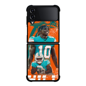 TYREEK HILL MIAMI DOLPHINS NFL Samsung Galaxy Z Flip 4 Case Cover TYREEK HILL MIAMI DOLPHINS NFL Samsung Galaxy Z Flip 4 Case Cover