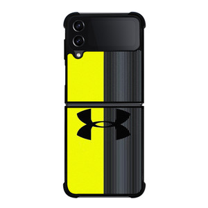 UNDER ARMOUR YELLOW STRIPE Samsung Galaxy Z Flip 4 Case Cover UNDER ARMOUR YELLOW STRIPE Samsung Galaxy Z Flip 4 Case Cover