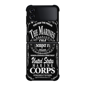UNITED STATES US MARINE CORPS Samsung Galaxy Z Flip 4 Case Cover
