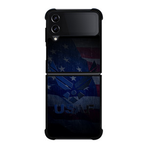 USAF UNITED STATES AIR FORCES LOGO Samsung Galaxy Z Flip 4 Case Cover USAF UNITED STATES AIR FORCES LOGO Samsung Galaxy Z Flip 4 Case Cover