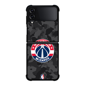 WASHINGTON WIZARDS BLACK CAMO Samsung Galaxy Z Flip 4 Case Cover WASHINGTON WIZARDS BLACK CAMO Samsung Galaxy Z Flip 4 Case Cover