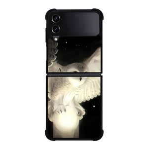 WHITE WOL CUTE Samsung Galaxy Z Flip 4 Case Cover WHITE WOL CUTE Samsung Galaxy Z Flip 4 Case Cover