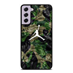 AIR JORDAN GREEN CAMO Samsung Galaxy S21 FE Case Cover