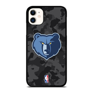 MEMPHIS GRIZZLIES BLACK CAMO iPhone 11 Case Cover
