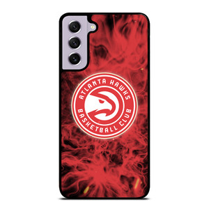 ATLANTA HAWKS BASKETBALL NBA FIRE Samsung Galaxy S21 FE Case Cover