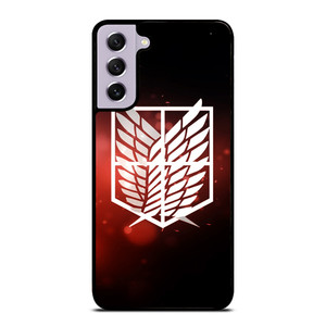 ATTACK ON TITAN LOGO RED Samsung Galaxy S21 FE Case Cover