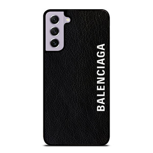 BALENCIAGA LEATHER BLACK Samsung Galaxy S21 FE Case Cover