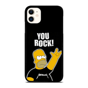 METALLICA ROCK HOMER SIMPSONS iPhone 11 Case Cover