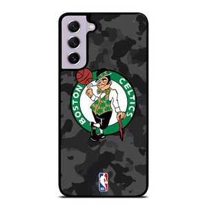 BOSTON CELTICS BLACK CAMO Samsung Galaxy S21 FE Case Cover