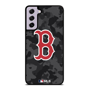 BOSTON RED SOX BASEBALL BLACK CAMO Samsung Galaxy S21 FE Case Cover