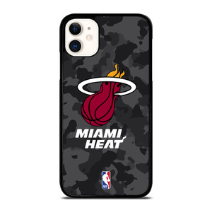 MIAMI HEAT BLACK CAMO iPhone 11 Case Cover MIAMI HEAT BLACK CAMO iPhone 11 Case Cover