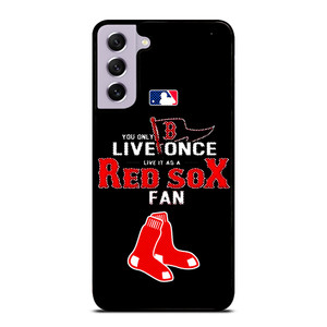 BOSTON RED SOX MLB BASEBALL FANS Samsung Galaxy S21 FE Case Cover