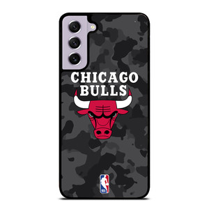 CHICAGO BULLS BLACK CAMO Samsung Galaxy S21 FE Case Cover
