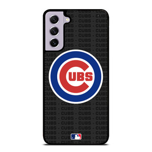 CHICAGO CUBS BASEBALL BLACK Samsung Galaxy S21 FE Case Cover