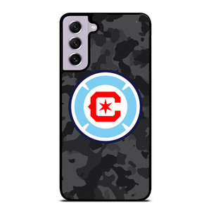 CHICAGO FIRE MLS BLACK CAMO Samsung Galaxy S21 FE Case Cover CHICAGO FIRE MLS BLACK CAMO Samsung Galaxy S21 FE Case Cover