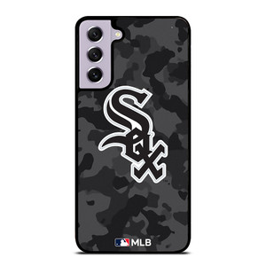 CHICAGO WHITE SOX BASEBALL BLACK CAMO Samsung Galaxy S21 FE Case Cover