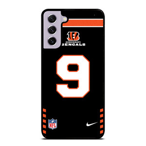 CINCINNATI BENGALS JOE BURROW 9 NFL NIKE Samsung Galaxy S21 FE Case Cover